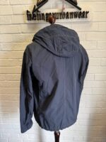 CP Company 297A Flatt Nylon Cuff Logo Jacket in India ink blue  -   Large / P2P 22.5” - Image 10