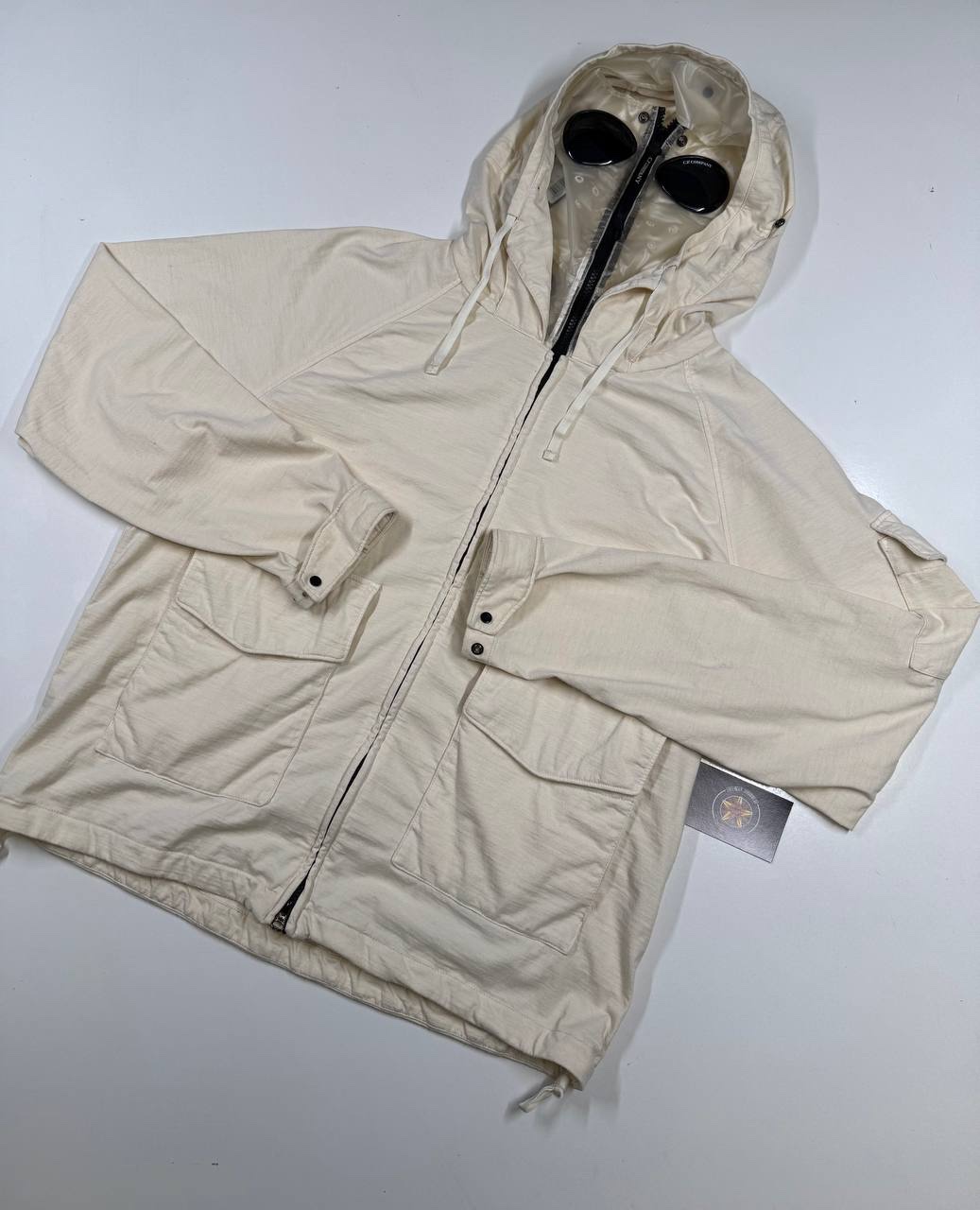 img_0597-3 CP COMPANY 223A KNJ explorer jacket in Pistachio - Image 1