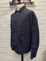 CP Company 021A FLATT NYLON  blazer Jacket in navy. - Image 8