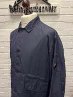 CP Company 021A FLATT NYLON  blazer Jacket in navy. - Image 7