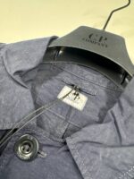 CP Company 021A FLATT NYLON  blazer Jacket in navy. - Image 4