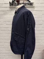 CP Company 021A FLATT NYLON  blazer Jacket in navy. - Image 3