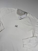 CP Company 162A Light Fleece Sweatshirt in White   - XXXL / P2P 26.5” - Image 5