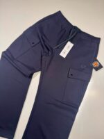 CP COMPANY 045A DIAGONAL RAISED FLEECE SWEATPANTS IN NAVY / 888   -   Large / w34” - Image 4