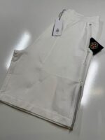 CP COMPANY METROPOLIS 015A PERTEX STRETCH FLEECE MIXED CARGO SHORTS IN WHITE - Image 2