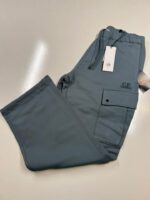 CP COMPANY 045A DIAGONAL RAISED FLEECE SWEATPANTS IN BLUE