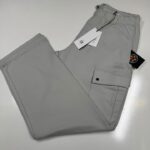 CP COMPANY 045A DIAGONAL RAISED FLEECE SWEATPANTS IN GREY - Medium / w32”