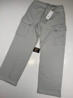 CP COMPANY 045A DIAGONAL RAISED FLEECE SWEATPANTS IN GREY - Medium / w32” - Image 4