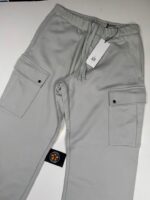 CP COMPANY 045A DIAGONAL RAISED FLEECE SWEATPANTS IN GREY - Medium / w32” - Image 5