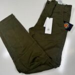 CP Company118A Satin Stretch Cargo Pants in Green  •  Size 42 / W28”/L32”