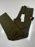 CP Company118A Satin Stretch Cargo Pants in Green  •  Size 42 / W28”/L32”