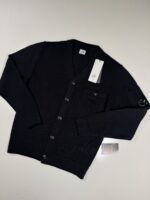 CP Company Cardigan Compact Cotton in Black.  - Size 46 / Small / 21.5” P2P