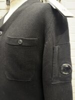 CP Company Cardigan Compact Cotton in Black.  - Size 46 / Small / 21.5” P2P - Image 5