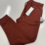 CP COMPANY 100B JOGGING PANT IN COTTON DIAGONAL FLEECE - SABRE BRONZE BROWN