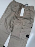 CP COMPANY cotton/linen cargo pants in Vintage Khaki  -  Size 48 / W32”/L32” - Image 5