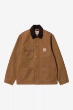 Carhartt WIP Michigan Rinsed Chore Coat - Hamilton Brown / Tobacco