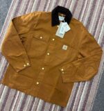 Carhartt WIP Michigan Rinsed Chore Coat - Hamilton Brown / Tobacco - Image 2