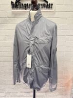 C.P. COMPANY 183A NYCRA BLAZER JACKET IN SMOKED PEAR GREY - Large / p2p 22” - Image 9
