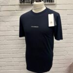 CP Company 086A Jersey 24/1 resist dyed T-Shirt in Navy   -    XS / 18.5” P2P