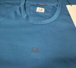 CP Company 088A Mercerized Light Jersey 70/2 T-Shirt -Petrol Blue -  XS.   / 18.5” P2P - Image 5