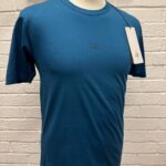 CP Company 088A Mercerized Light Jersey 70/2 T-Shirt -Petrol Blue -  XS.   / 18.5” P2P